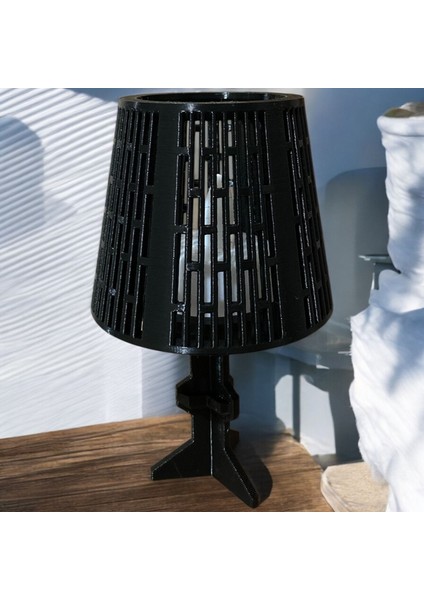 Minimal Abajur Şeklinde Mumluk ( LED Mum Dahildir ) fiyatları