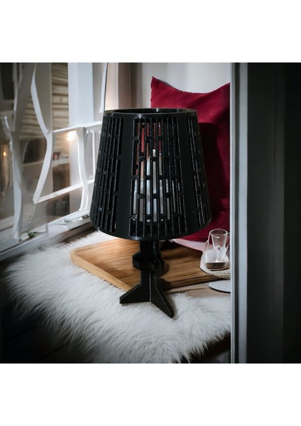Minimal Abajur Şeklinde Mumluk ( LED Mum Dahildir ) modelleri