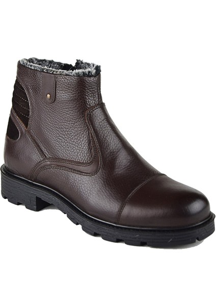 702 Kahve Bot Hakiki Deri