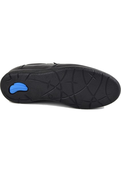 1554 Siyah Klasik Hakiki Deri Ayakkabı fırsatları