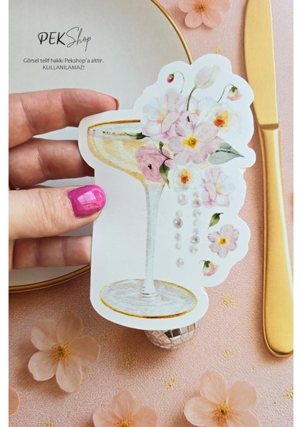 Çiçekli Bride Konsept Isim Kartı Bride Parti Masa Isimliği 12LI modelleri