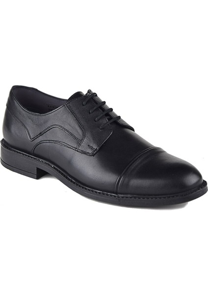 1660 Siyah Klasik Hakiki Deri Ayakkabı