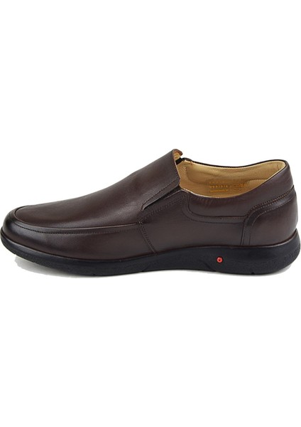 666 Kahve Klasik Hakiki Deri Ayakkabı modelleri