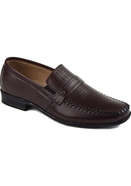 1743 Kahve Klasik Hakiki Deri Ayakkabı