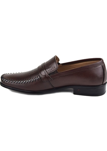 1743 Kahve Klasik Hakiki Deri Ayakkabı modelleri