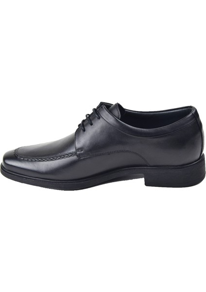 1259 Siyah Klasik Hakiki Deri Ayakkabı modelleri