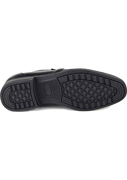 1925 Siyah Klasik Hakiki Deri Ayakkabı fırsatları