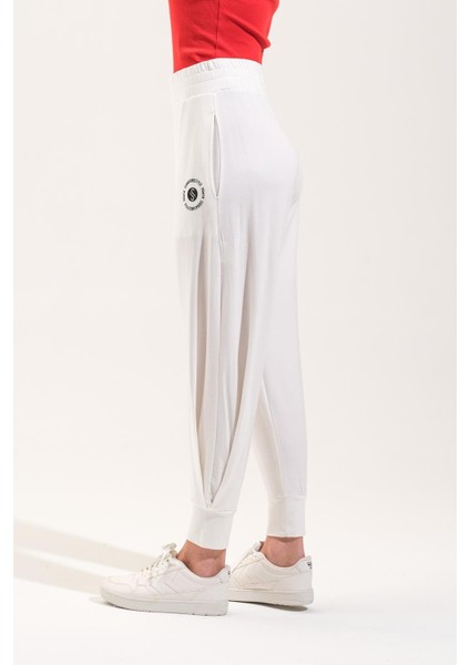 725911_BELI Lastikli Hafif Modal Kumaş Şalvar Görünümlü Harem Pantolon Yoga Pantolonu modelleri