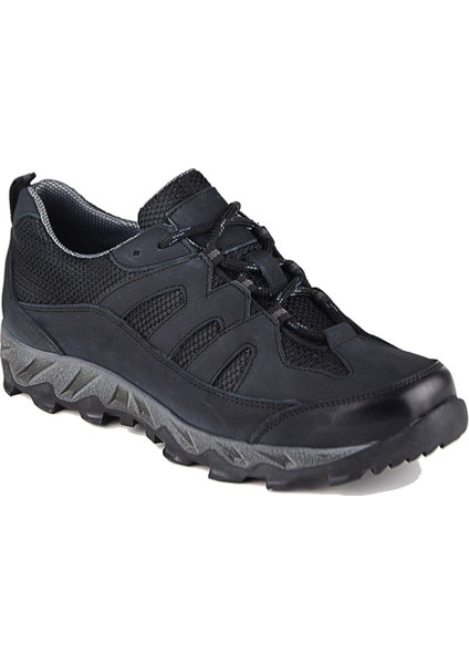 2170 Siyah Spor Hakiki Deri Ayakkabı