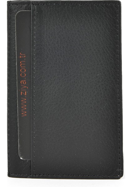 , Unisex Hakiki Deri Kartlık 1539852Z03 Siyah