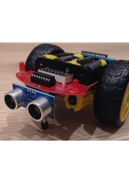 Ultrasonik Sensörlü Araba Eğitim Kiti Model MASROKİT-SM-7715 Elektronik Proje Uyumlu indirimleri