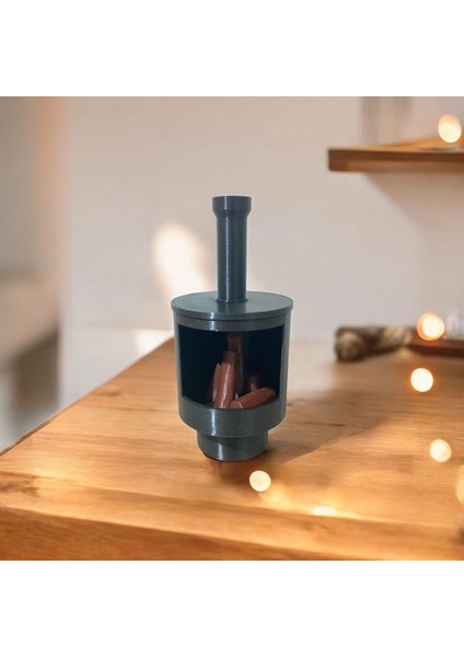 Mini Dekoratif Masa Şöminesi – LED Işıklı, Şık ve Modern Tasarım fırsatları