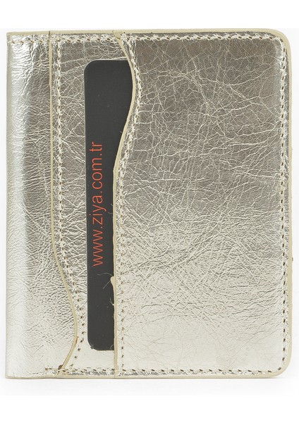 , Unisex Hakiki Deri Kartlık 1539852Z02 Altın