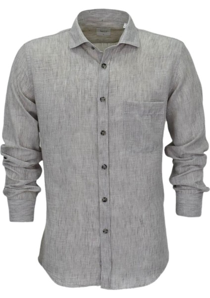 Erkek Yazlık Klasik Uzun Kol Gömlek 3819 BGL-ST04753