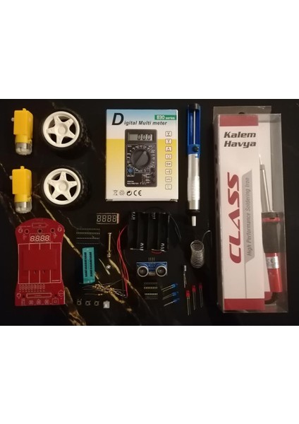 MASROKİT-SM-7716 Ultrasonik Sensörlü Araba Eğitim Kiti fiyatları