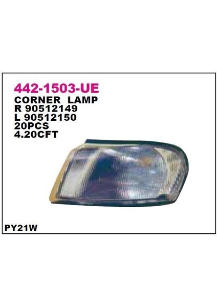 Opel Vectra B Kasa 1996 Sinyal Lambası Sol Depo