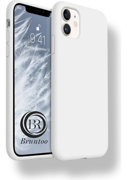 Apple Iphone 11 Uyumlu Kılıf Yumuşak Silikon Içi Kadife Lansman Kapak .