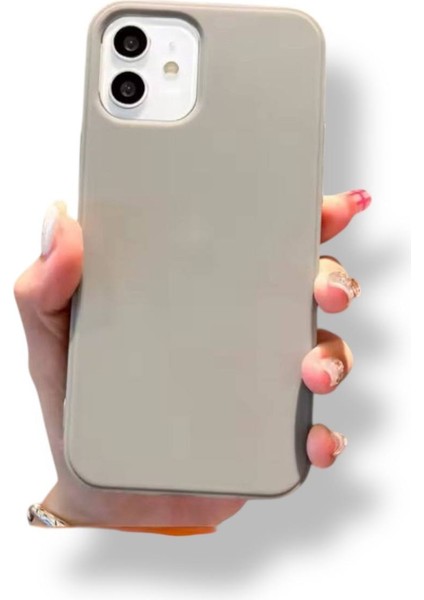 Apple Iphone 11 Uyumlu Kılıf Yumuşak Silikon Içi Kadife Lansman Kapak .
