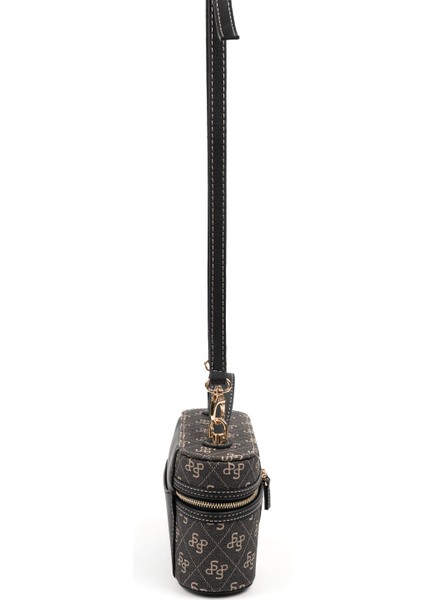 Kadın Çapraz Çanta 1195-47048 Sılver Polo Çapraz Bayan Çantası M178 Füme-Mat Siyah (Mpm) fırsatları