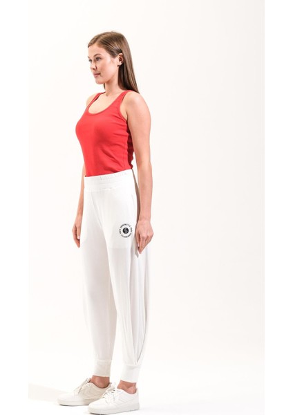 725911_BELI Lastikli Hafif Modal Kumaş Şalvar Görünümlü Harem Pantolon Yoga Pantolonu indirimleri