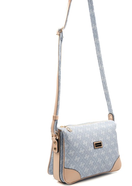 Kadın Çapraz Çanta 784-46874 Sılver Polo Çapraz Bayan Çantası M178 Mavi-Mat Ten fiyatları