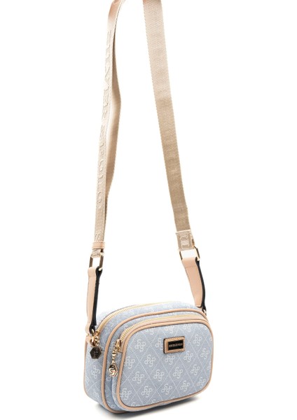 Kadın Çapraz Çanta 1111-46820 Sılver Polo Çapraz Bayan Çantası M178 Mavi-Mat Ten fiyatları