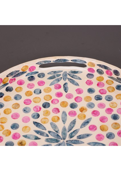 Mylamp Pure Sedef 35 X4 Cm. Sedefli Mozaik Tepsi indirimleri