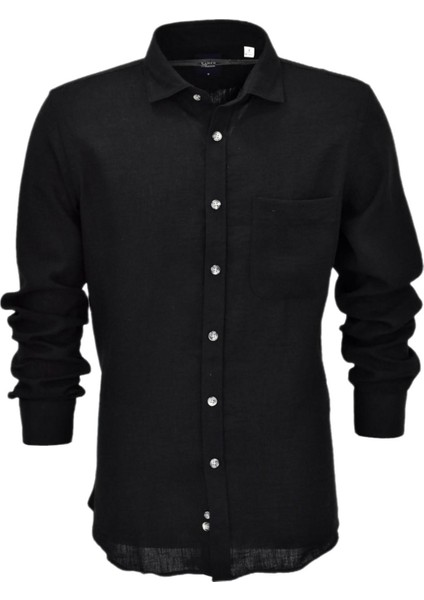 Erkek Yazlık Klasik Uzun Kol Gömlek 3816 BGL-ST04754