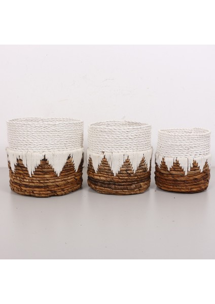 Mylamp Didim Doğal Abaka 3 Lü Set Saksılık & Saklama Düzenleme fiyatları