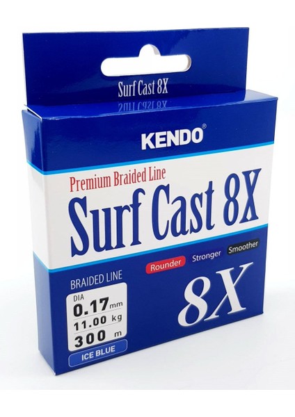 Surf Cast 8x Fighting 300 mt Örgü Ip ( Ice Blue) fiyatları