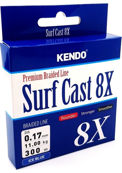 Surf Cast 8x Fighting 300 mt Örgü Ip ( Ice Blue) fırsatları