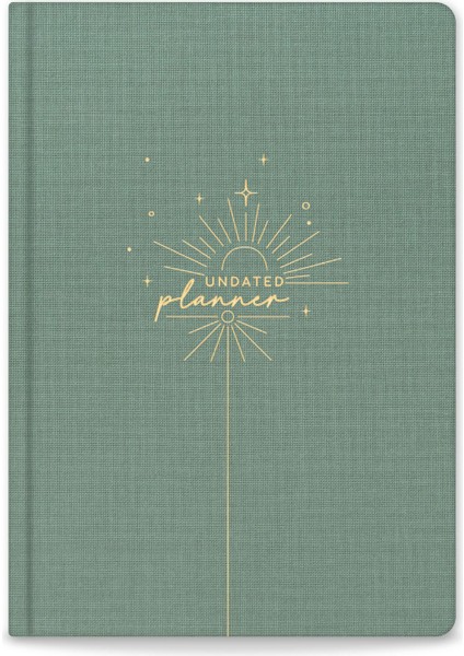 A5 Keten Süresiz Planlayıcı Ajanda Yeşil modelleri