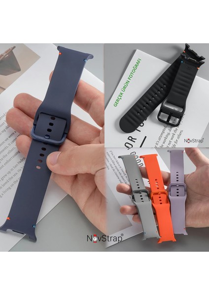 Samsung Galaxy Watch 8 40MM 44MM Classic 46MM ile Uyumlu Kordon Lansman Silikon Kayış fırsatları