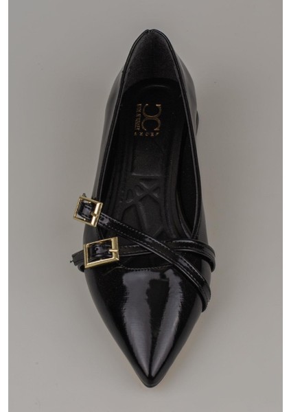 Siyah Rugan Kadın Oxford Ayakkabı indirimleri