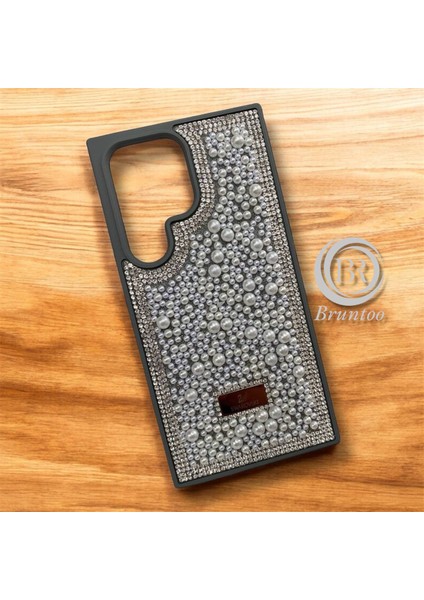Samsung Galaxy S24 Ultra Taşlı Kılıf Inci Boncuk Beaded Kapak