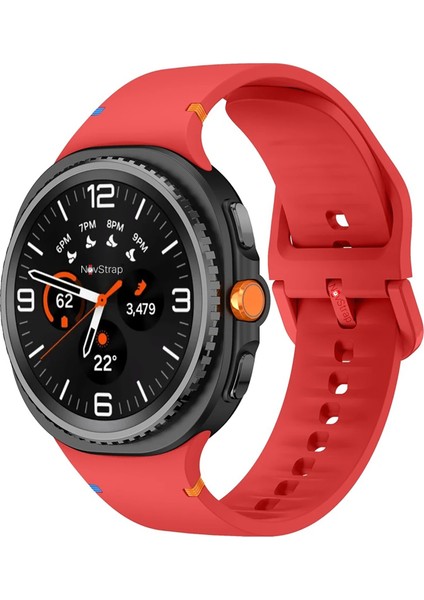 Samsung Galaxy Watch 8 40MM 44MM Classic 46MM ile Uyumlu Kordon Lansman Silikon Kayış