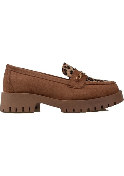 Taba Kadın Nubuk Leopar Casual Ayakkabı fiyatları