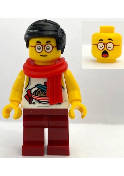 Minifigür Mr. Tang - Dark Red Legs MK062