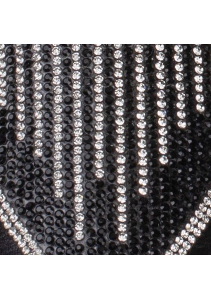 Siyah Taş Işlemeli Kadın Babet fırsatları