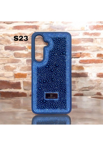 Samsung Galaxy S23 Taşlı Kılıf Inci Boncuk Beaded Kapak modelleri