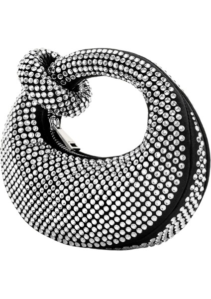 Jw Peı Siyah Kristal Mini Üst Saplı Çanta fırsatları