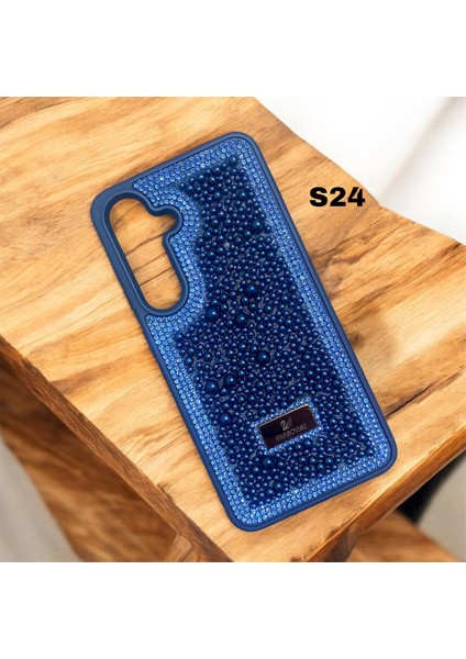 Samsung Galaxy S24 Taşlı Kılıf Inci Boncuk Beaded Kapak modelleri