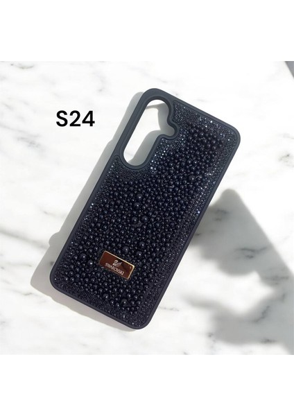 Samsung Galaxy S24 Taşlı Kılıf Inci Boncuk Beaded Kapak fırsatları