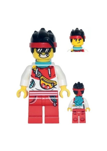 Minifigür Monkie Kid Tourist Outfit MK066