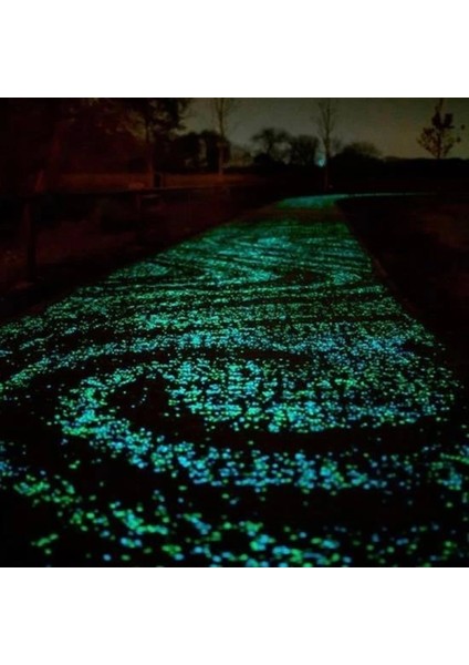 Gece Karanlıkta Işık Vererek Parlayan Dekoratif Çakıl Taşları indirimleri