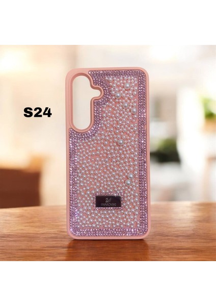 Samsung Galaxy S24 Taşlı Kılıf Inci Boncuk Beaded Kapak modelleri