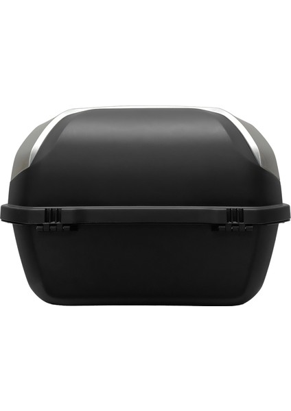 XT08-HG 32 Litre Motosiklet Arka Çanta Honda Gri Parlak Su Geçirmez ABS Çift Kilitleme Üniversal