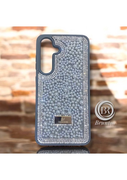 Samsung Galaxy S24 Taşlı Kılıf Inci Boncuk Beaded Kapak