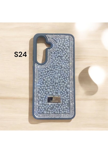 Samsung Galaxy S24 Taşlı Kılıf Inci Boncuk Beaded Kapak fırsatları