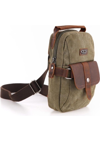 Yeşil Kanvas Omuz Askılı Çapraz Çanta, Şık ve Kullanışlı Tasarım fiyatları
